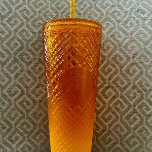 Starbucks Amber Textured Tumbler with Lid